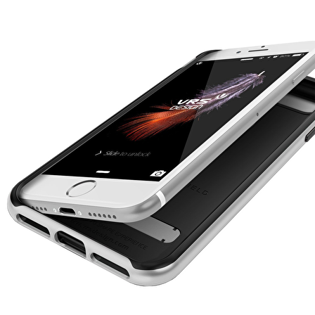 VRS iPhone 7 High Pro Shield Kılıf Light Silver