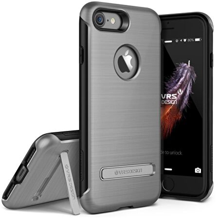 VRS Design iPhone 7 Duo Guard Kılıf Steel Silver