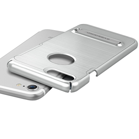 VRS iPhone 7 Simpli Lite Kılıf Light Silver