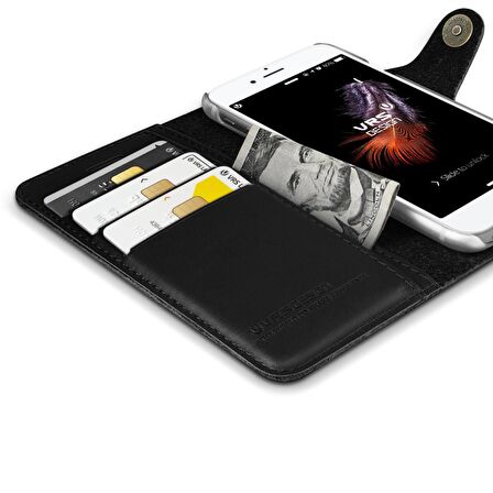 VRS Design iPhone 8/7 Native Diary Kılıf Black