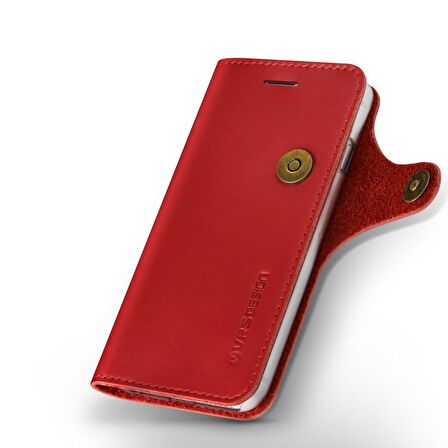 VRS Design iPhone 8 / 7 Native Diary Kılıf Wine