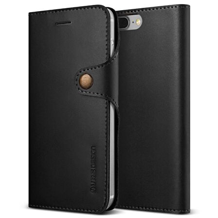 VRS Design iPhone 8 Plus /7 Plus Native Diary Kılıf Black