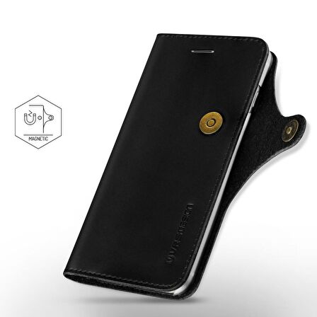 VRS Design iPhone 8 Plus /7 Plus Native Diary Kılıf Black