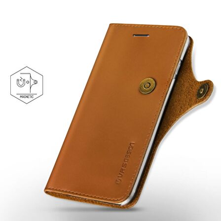 VRS Design iPhone 8 Plus / 7 Plus Native Diary Kılıf Brown