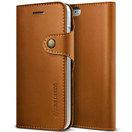 VRS Design iPhone 8 / 7 Native Diary Kılıf Brown