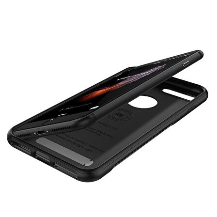 VRS iPhone 7 Plus Carbon Fit Kılıf Black
