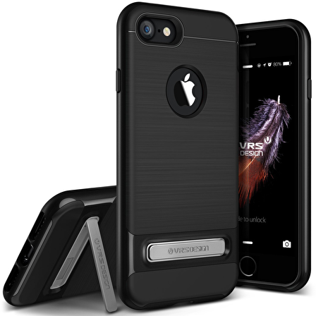 VRS iPhone 7 High Pro Shield Kılıf Jet Black