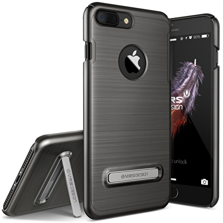 VRS iPhone 7 Plus Simpli Lite Kılıf Titanium Black