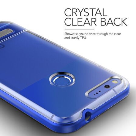 VRS Design Google Pixel XL ile Uyumlu Crystal Bumper Kılıf Blue