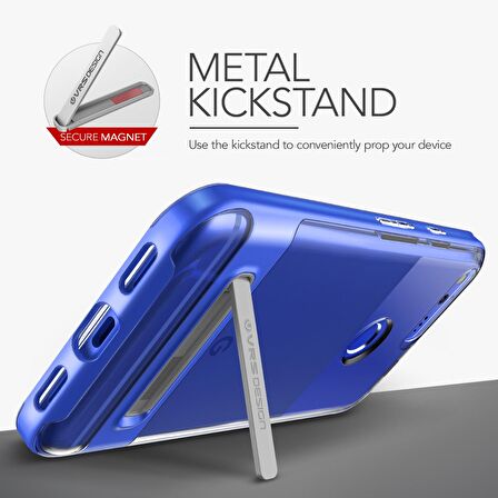 VRS Design Google Pixel XL ile Uyumlu Crystal Bumper Kılıf Blue