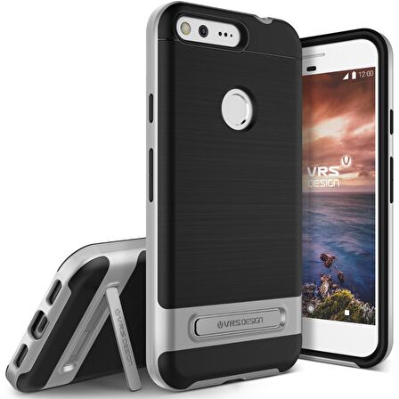 VRS Design Google Pixel XL ile Uyumlu High Pro Shield Kılıf Light Silver