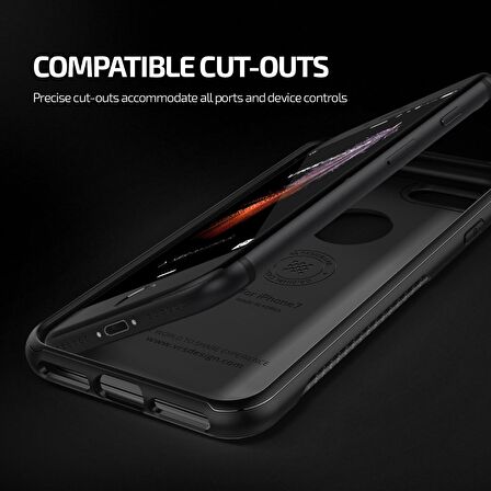 VRS iPhone 7 New Carbon Fit Kılıf Black