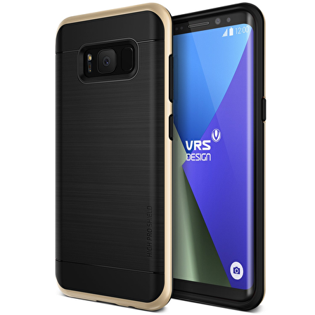 VRS Design Galaxy S8 High Pro Shield Kılıf Shine Gold