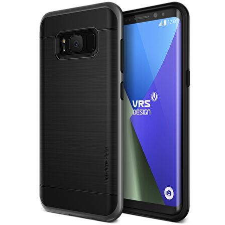VRS Design Galaxy S8 Plus High Pro Shield Kılıf Dark Silver