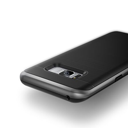 VRS Design Galaxy S8 Plus High Pro Shield Kılıf Dark Silver