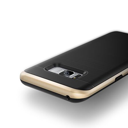 VRS Design Galaxy S8 Plus High Pro Shield Kılıf Shine Gold