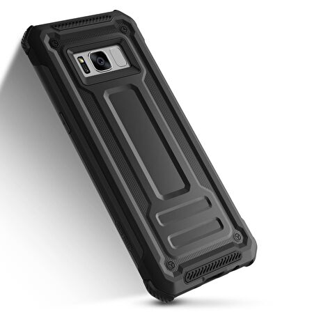 Verus Galaxy S8 Terra Guard Kılıf Dark Silver