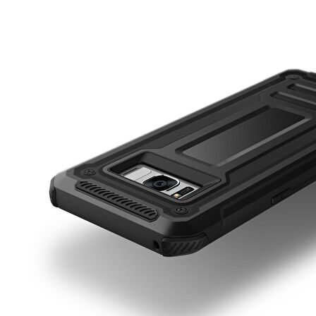 Verus Galaxy S8 Terra Guard Kılıf Dark Silver