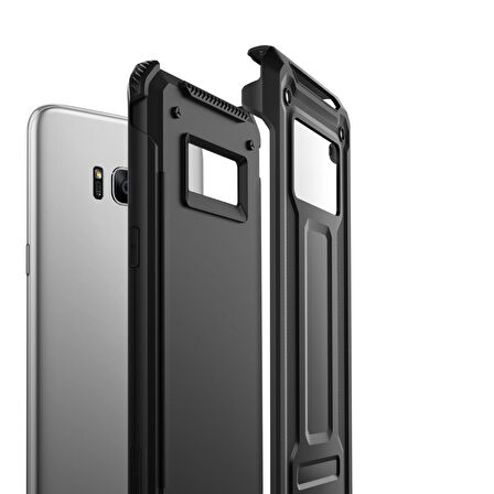 Verus Galaxy S8 Terra Guard Kılıf Dark Silver