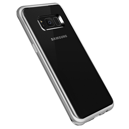 VRS Galaxy S8 Plus Crystal Bumper Kılıf Light Silver