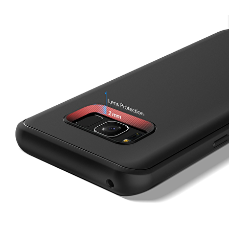 VRS Design Galaxy S8 Plus Single Fit Kılıf Black
