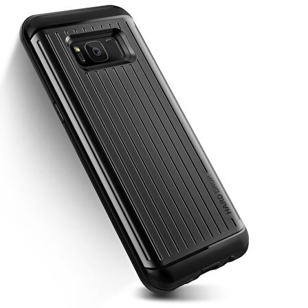 VRS Design Galaxy S8 Waved Hard Drop Kılıf Waved Waved Dark Silver