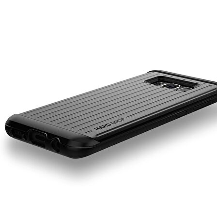 VRS Design Galaxy S8 Waved Hard Drop Kılıf Waved Waved Dark Silver