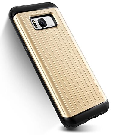 VRS Galaxy S8 Plus Waved Hard Drop Series Kılıf Shine Gold