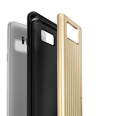 VRS Galaxy S8 Plus Waved Hard Drop Series Kılıf Shine Gold