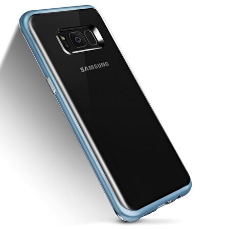 Verus Galaxy S8 Crystal Bumper Kılıf Blue Coral