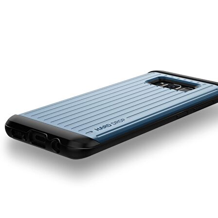 VRS Design Galaxy S8 Waved Hard Drop Kılıf Waved Waved Blue Coral