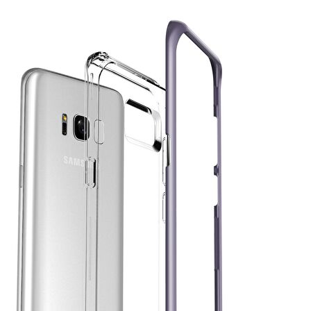 VRS Galaxy S8 Plus Crystal Bumper Kılıf Orchid Gray