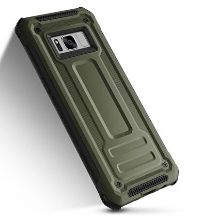 VRS Galaxy S8 Plus Terra Guard Kılıf Military Green