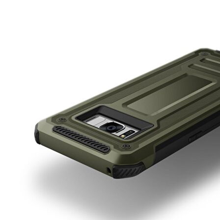 VRS Galaxy S8 Plus Terra Guard Kılıf Military Green