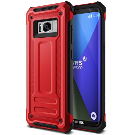 VRS Galaxy S8 Plus Terra Guard Kılıf Crimson Red