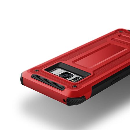 VRS Galaxy S8 Plus Terra Guard Kılıf Crimson Red