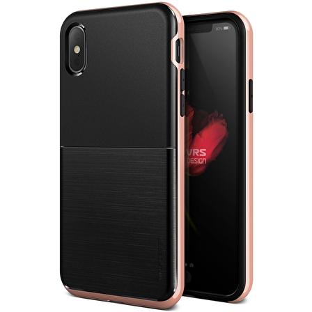 VRS Design iPhone X High Pro Shield Kılıf Rose Gold