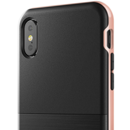 VRS Design iPhone X High Pro Shield Kılıf Rose Gold