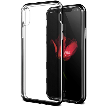 VRS Design iPhone X Crystal Bumper Kılıf Black
