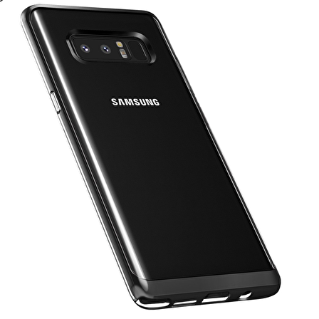 VRS Galaxy Note 8 Crystal Bumper Kılıf Metallic Black