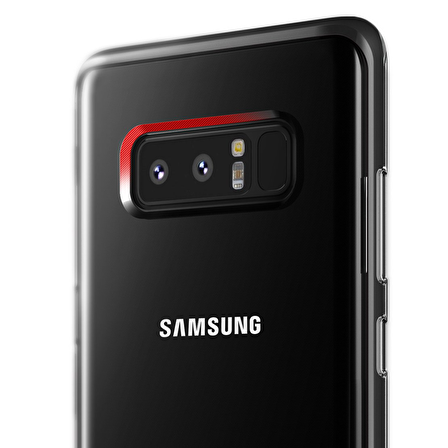 VRS Galaxy Note 8 Crystal Bumper Kılıf Metallic Black