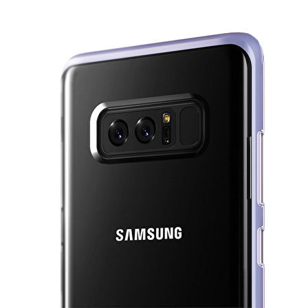 VRS Galaxy Note 8 Crystal Bumper Kılıf Orchid Gray