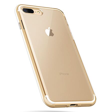 VRS Design iPhone 8 Plus / 7 Plus New Crystal Bumper Kılıf Shine Gold