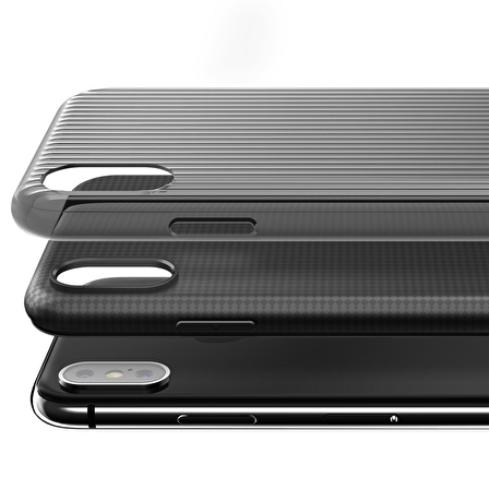 VRS Design iPhone X Shine Coat Kılıf Black