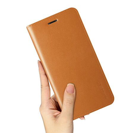 VRS Design iPhone X Genuine Leather Kılıf Brown
