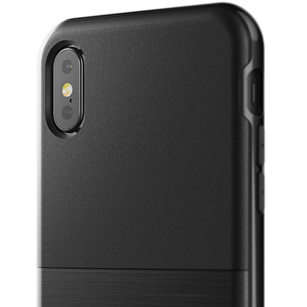 VRS iPhone X High Pro Shield Kılıf Metallic Black