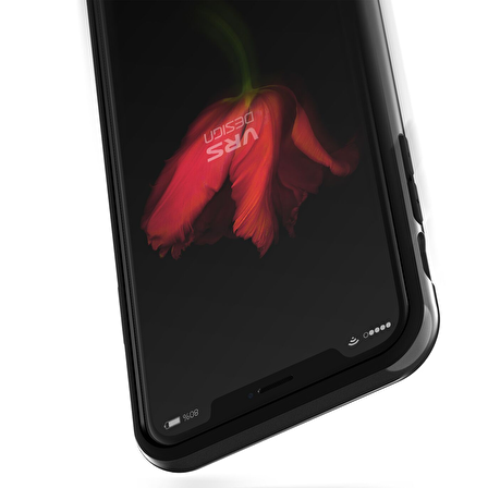 VRS iPhone X High Pro Shield Kılıf Metallic Black