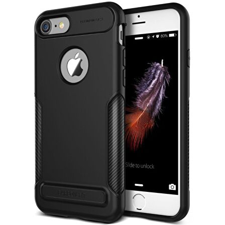 VRS Design iPhone 8 / 7 New Carbon Fit Kılıf Black