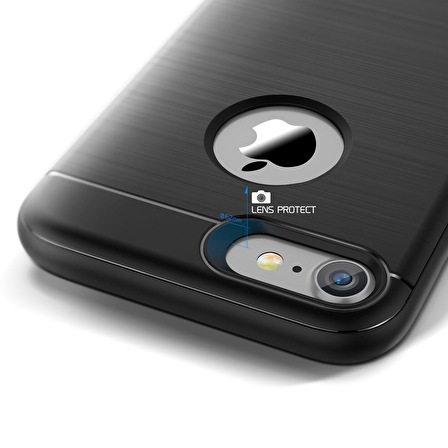 VRS Design iPhone 8/7 New Simpli Fit Kılıf Phantom Black
