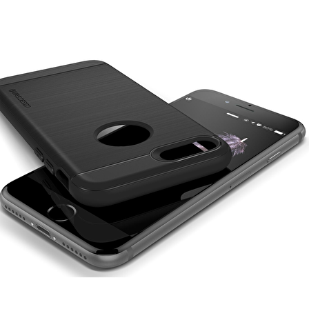 VRS Design iPhone 8/7 New Simpli Fit Kılıf Phantom Black